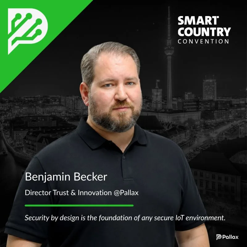 Ankündigungsgrafik zur Smart Country Convention 2026 mit Benjamin Becker